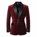 Burgundy Smoking Jacket