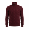 Burgundy Turtleneck