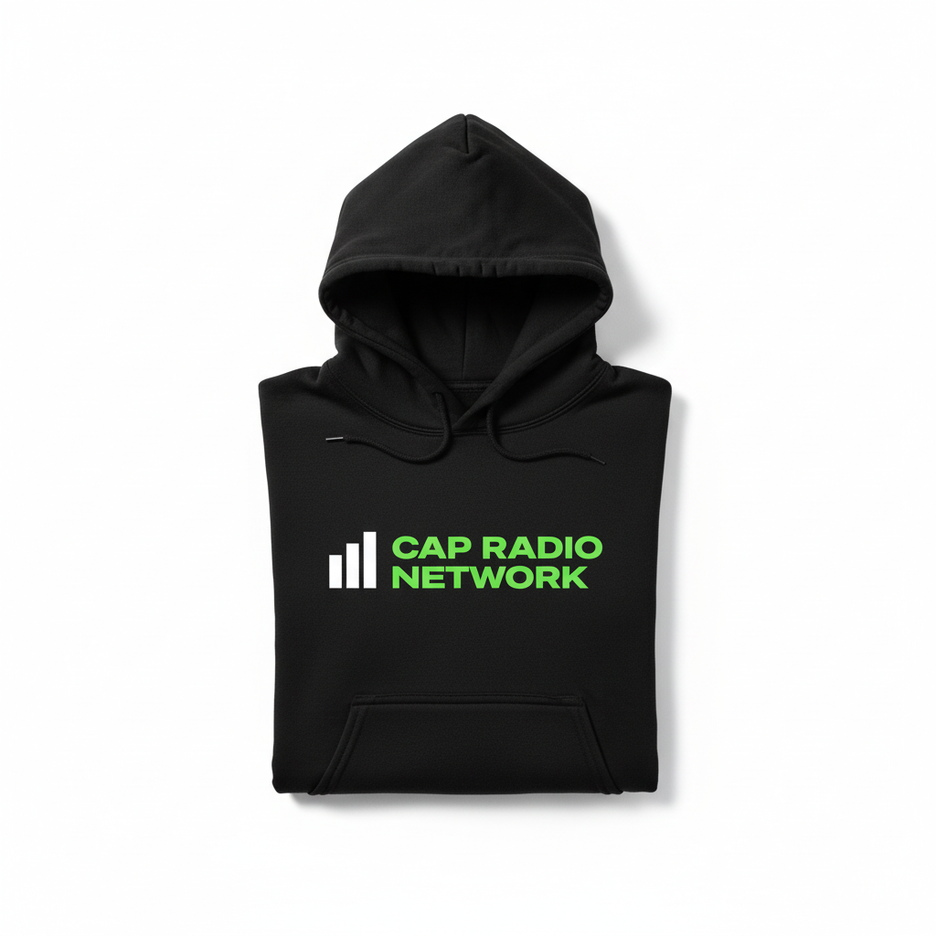 CAP Radio Black Hoodie
