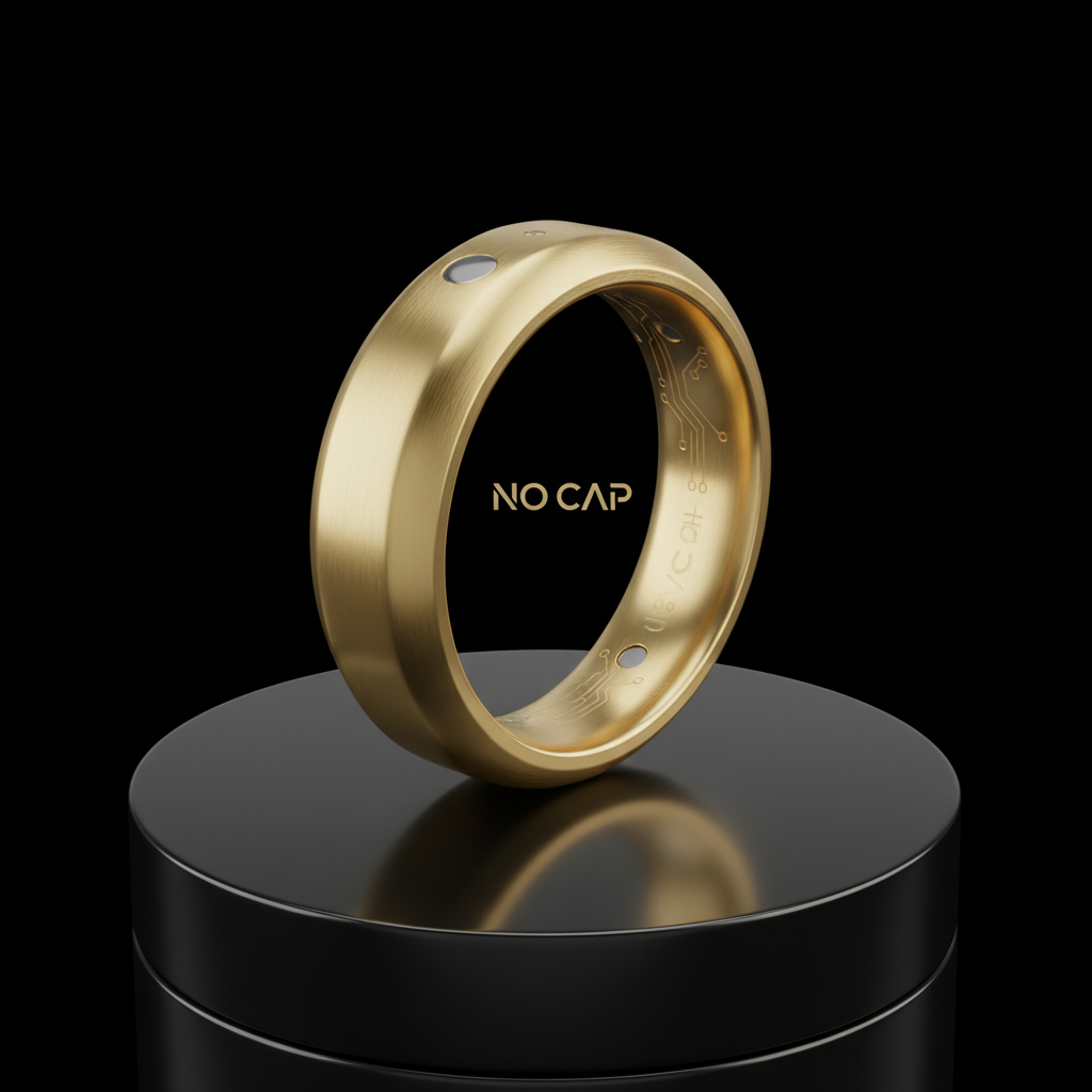 Gold Smart Ring