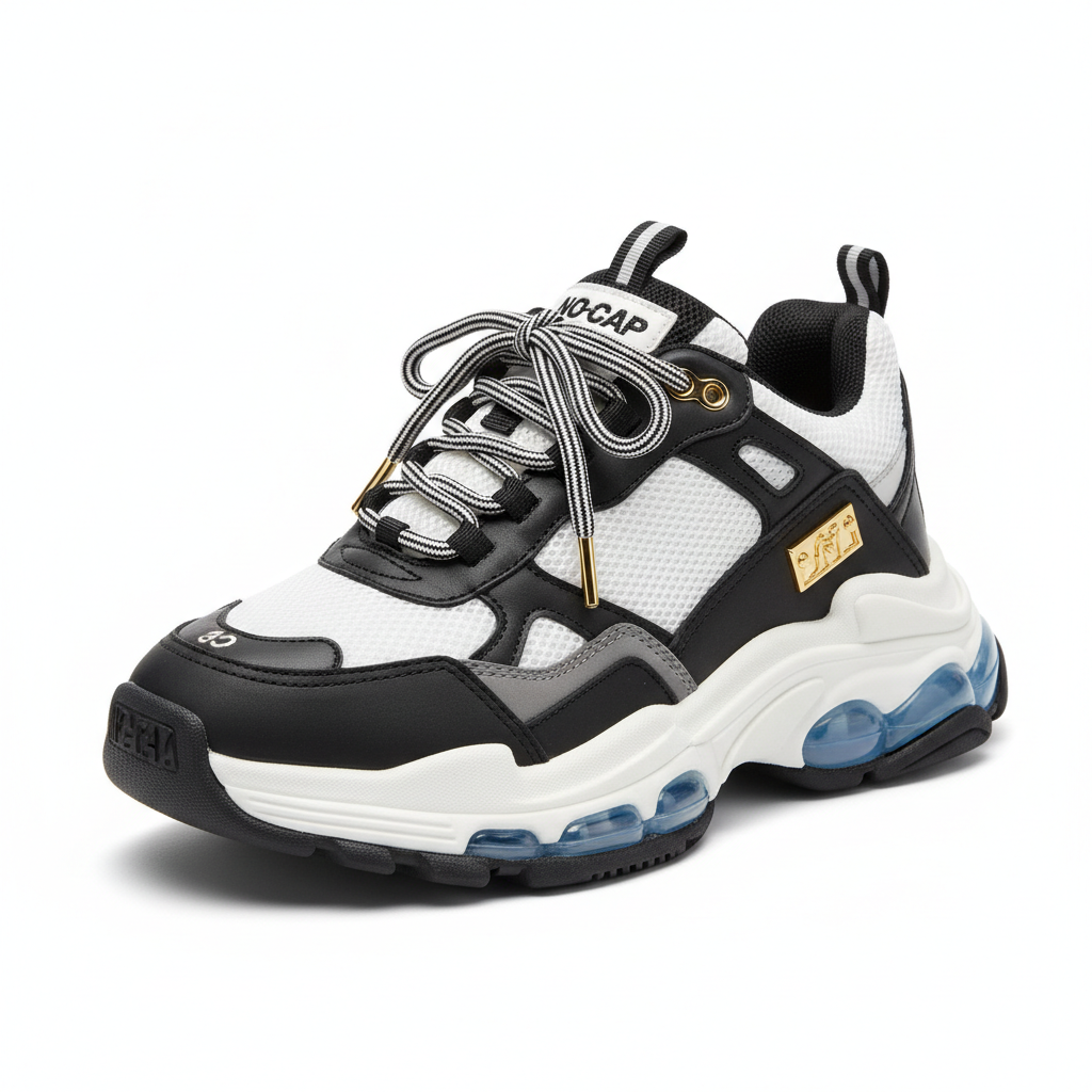 NO CAP Black & White Baby Blue Bubble Edition