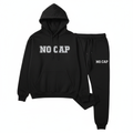 NO CAP Black Sweatsuit Bundle - Hoodie + Joggers