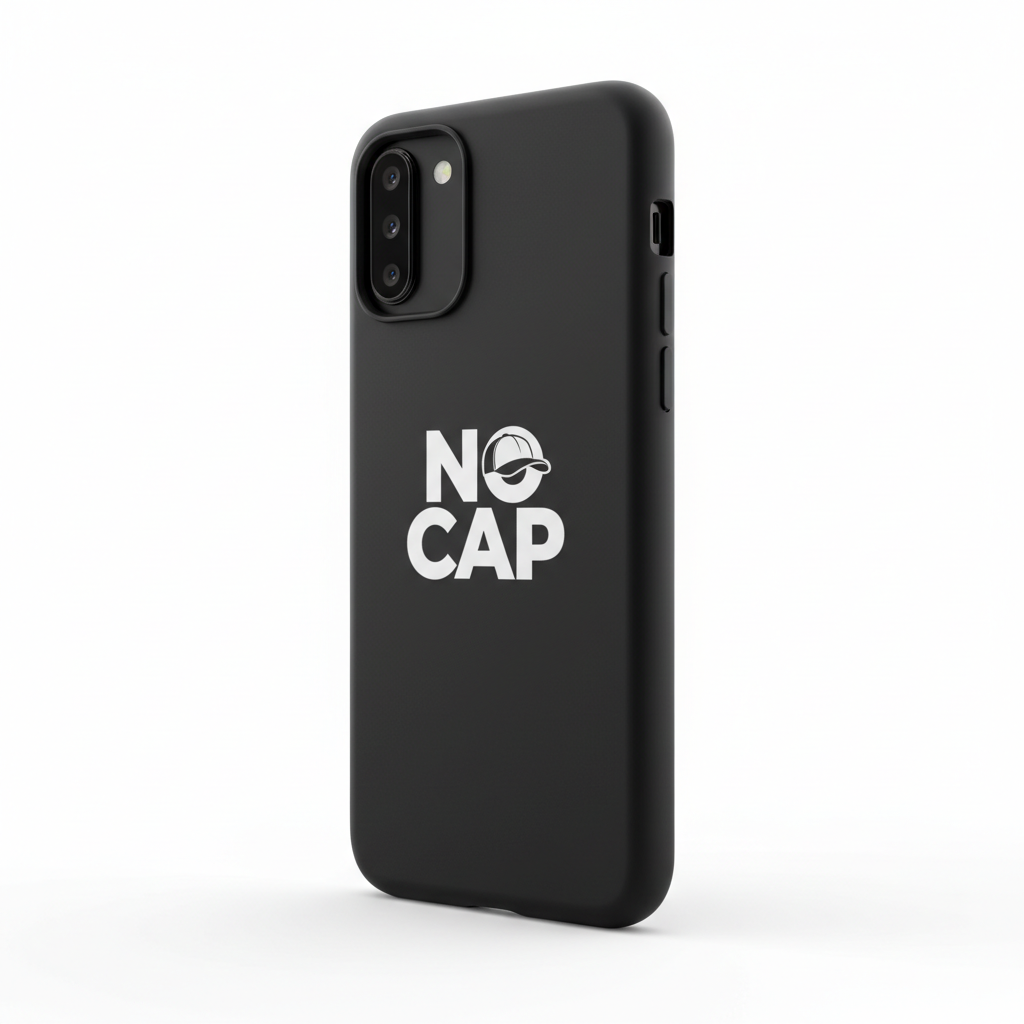 NO CAP Phone Case - Black