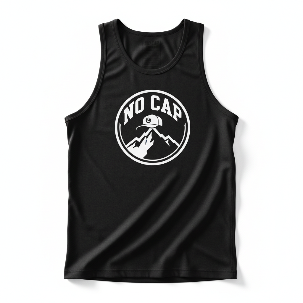 NO CAP Tank Top - Black