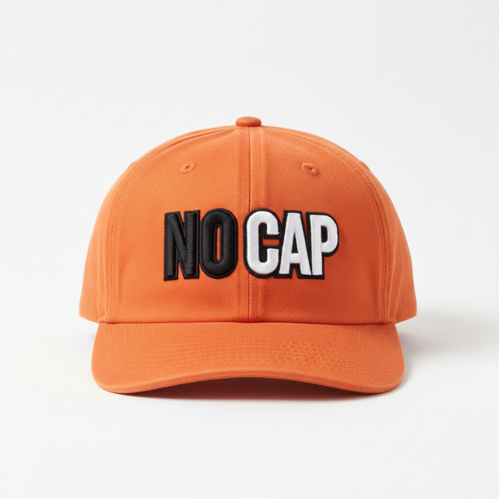 NO CAP Baseball Cap - Orange