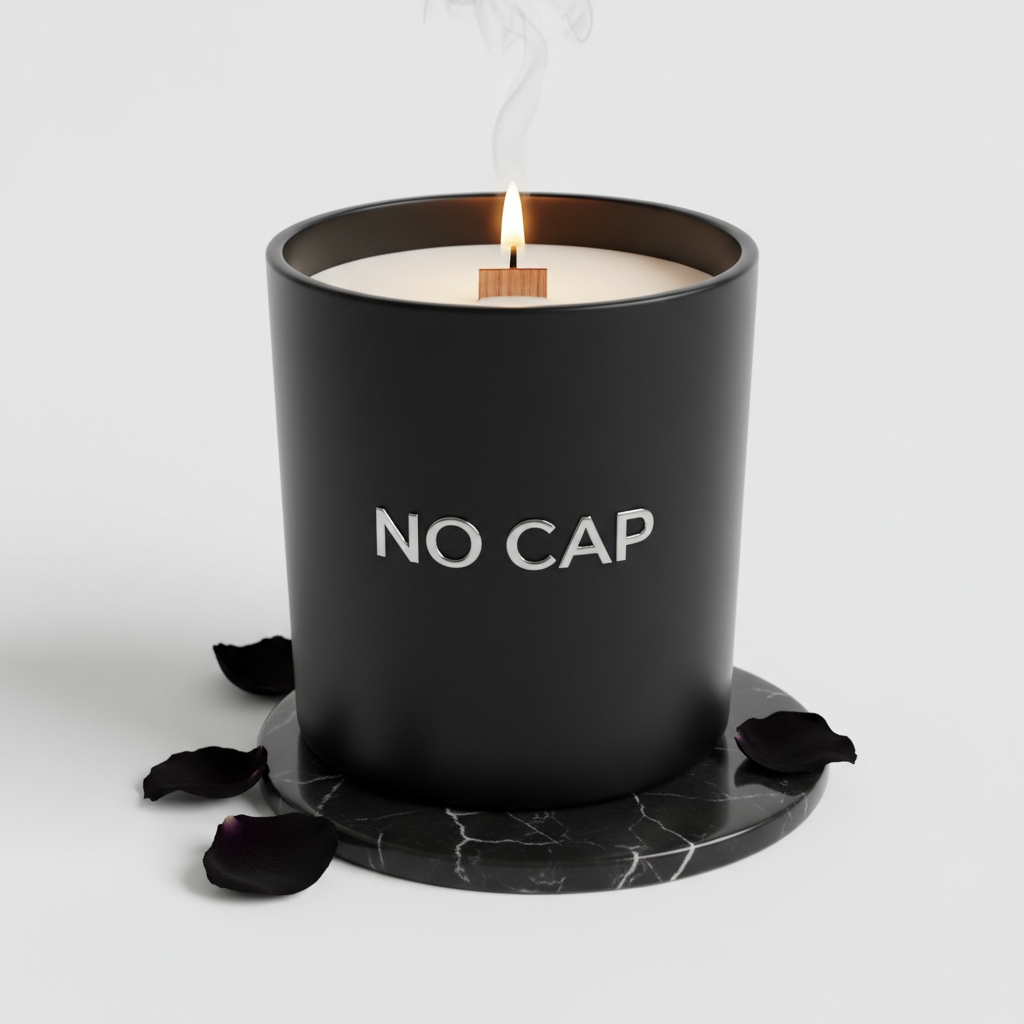 NO CAP Luxury Candle - Black Matte