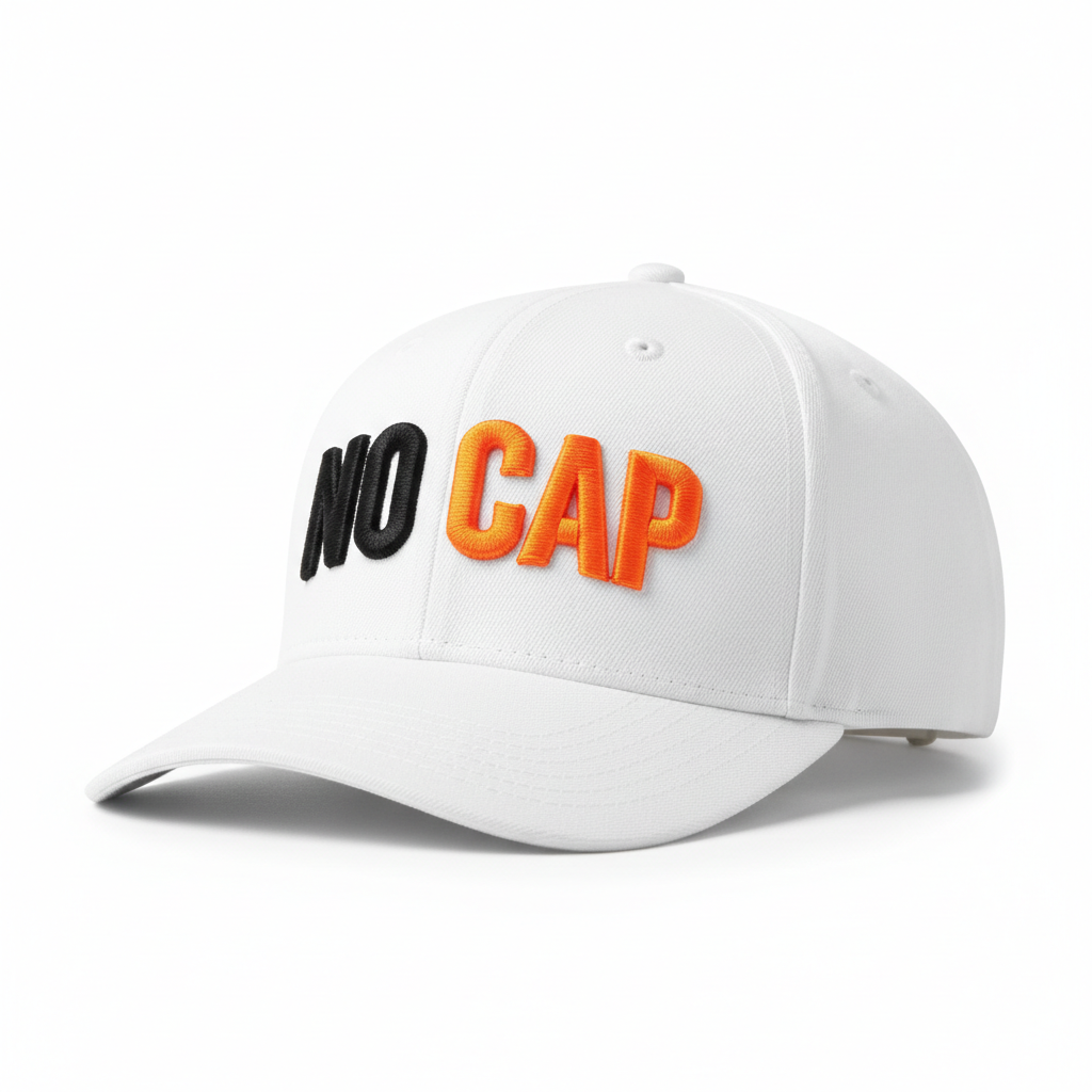 NO CAP Baseball Cap - White