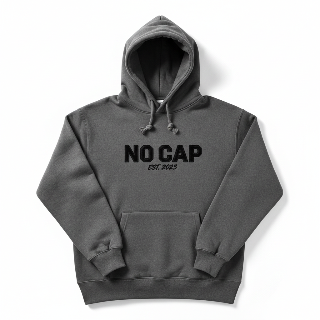 NO CAP Hoodie - Gray