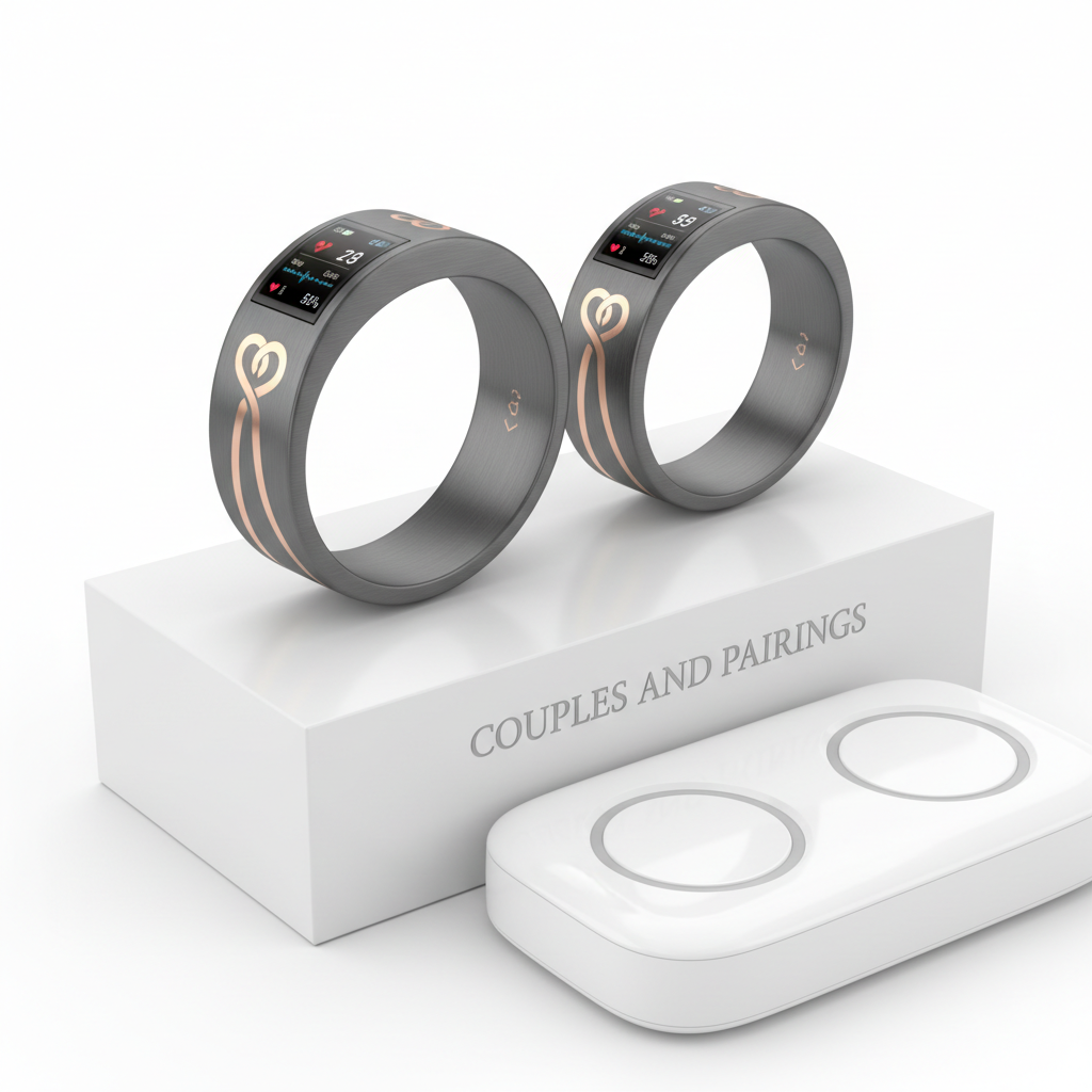 COUPLES & PAIRINGS His & Hers Smart Ring Set