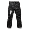 NO CAP Black Camo Cargo Pants - Straight Leg