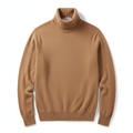 CAP Class & Prestige Tan Cashmere Turtleneck