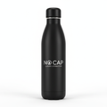 NO CAP Premium Water Bottle - Black Steel