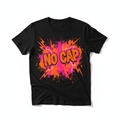 NO CAP Lightning Chaos T-Shirt - Black