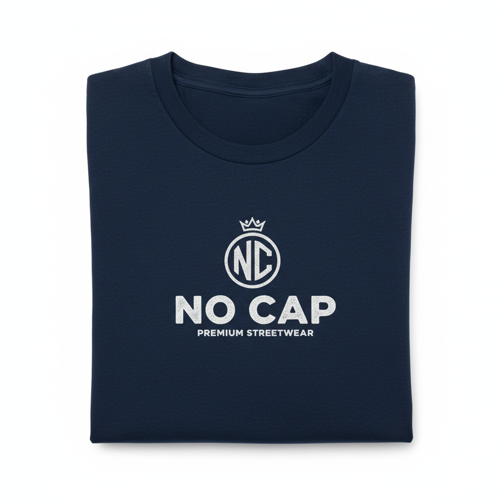 NO CAP T-Shirt - Navy Blue