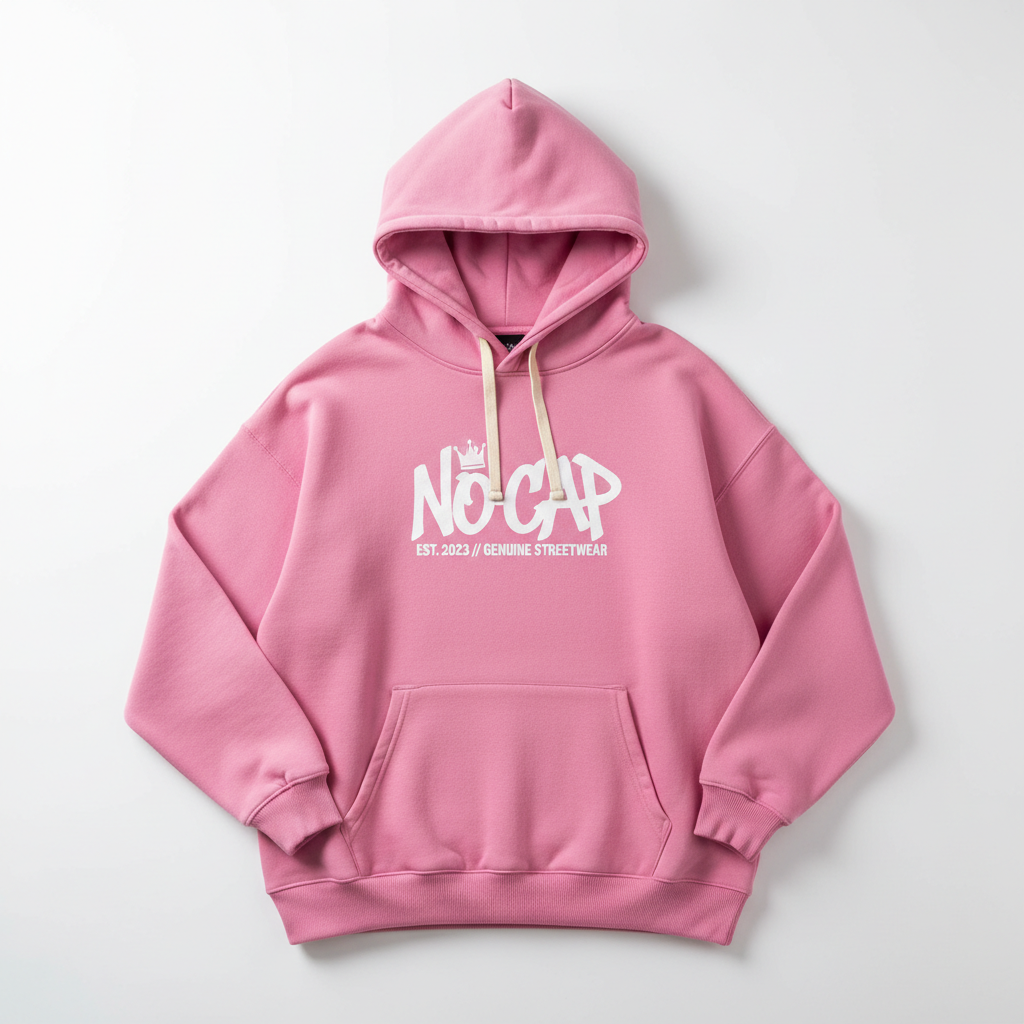 NO CAP Hoodie - Pink