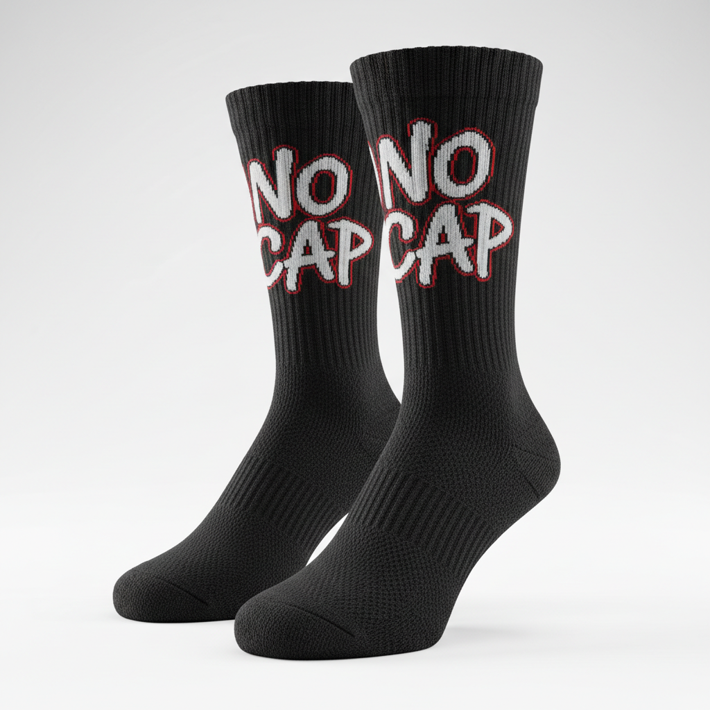 NO CAP Socks - Black 3-Pack