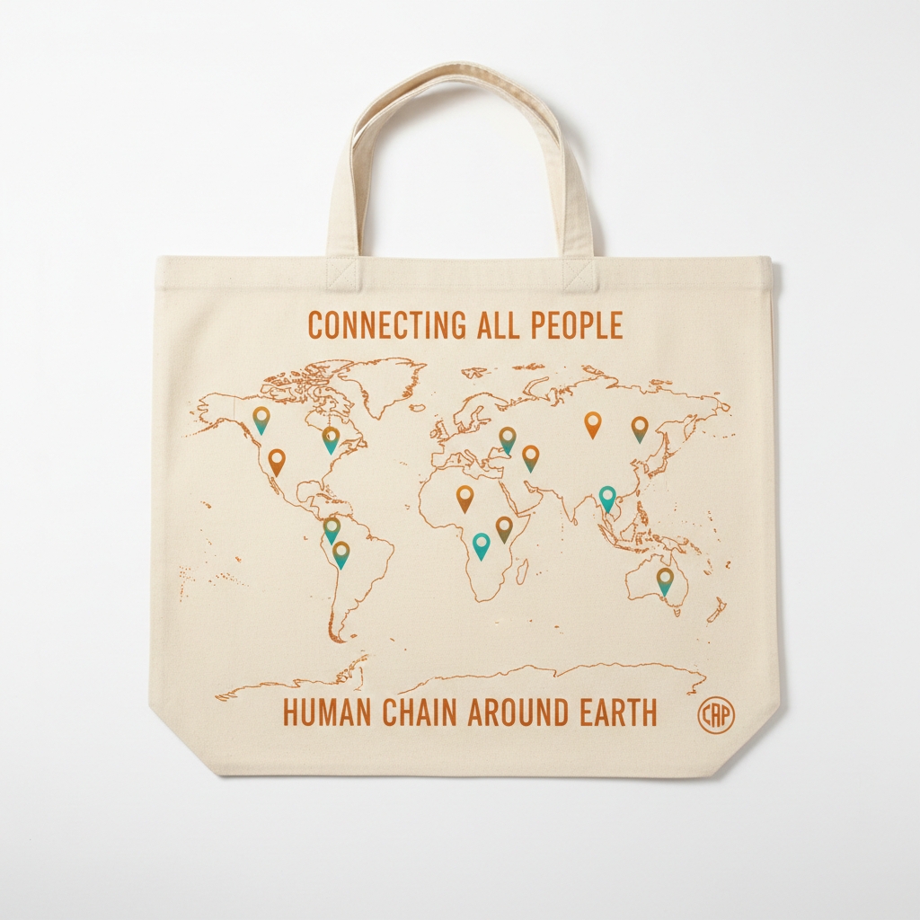 CAP World Map Tote Bag - Premium Canvas