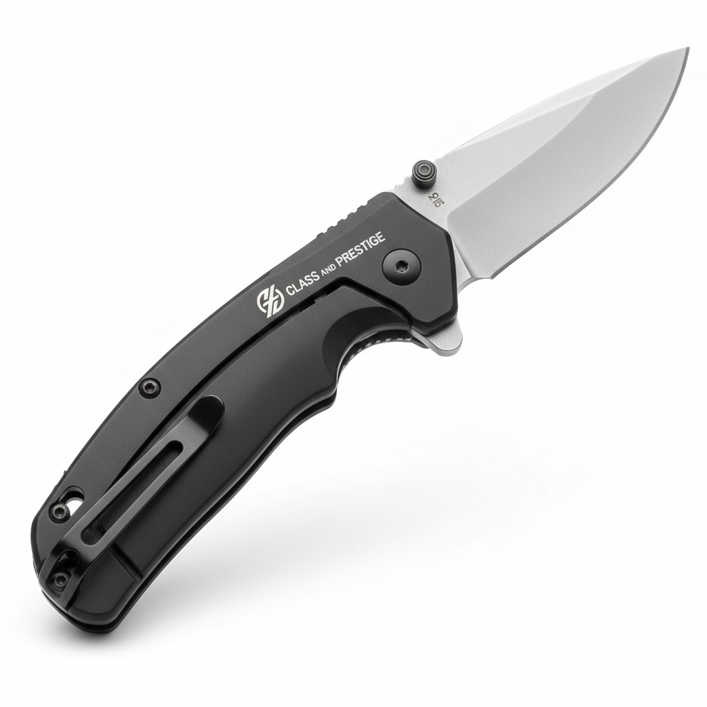 CLASS AND PRESTIGE Tactical Folding Knife - Second Chance Protection