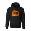 NO CAP Black Hoodie