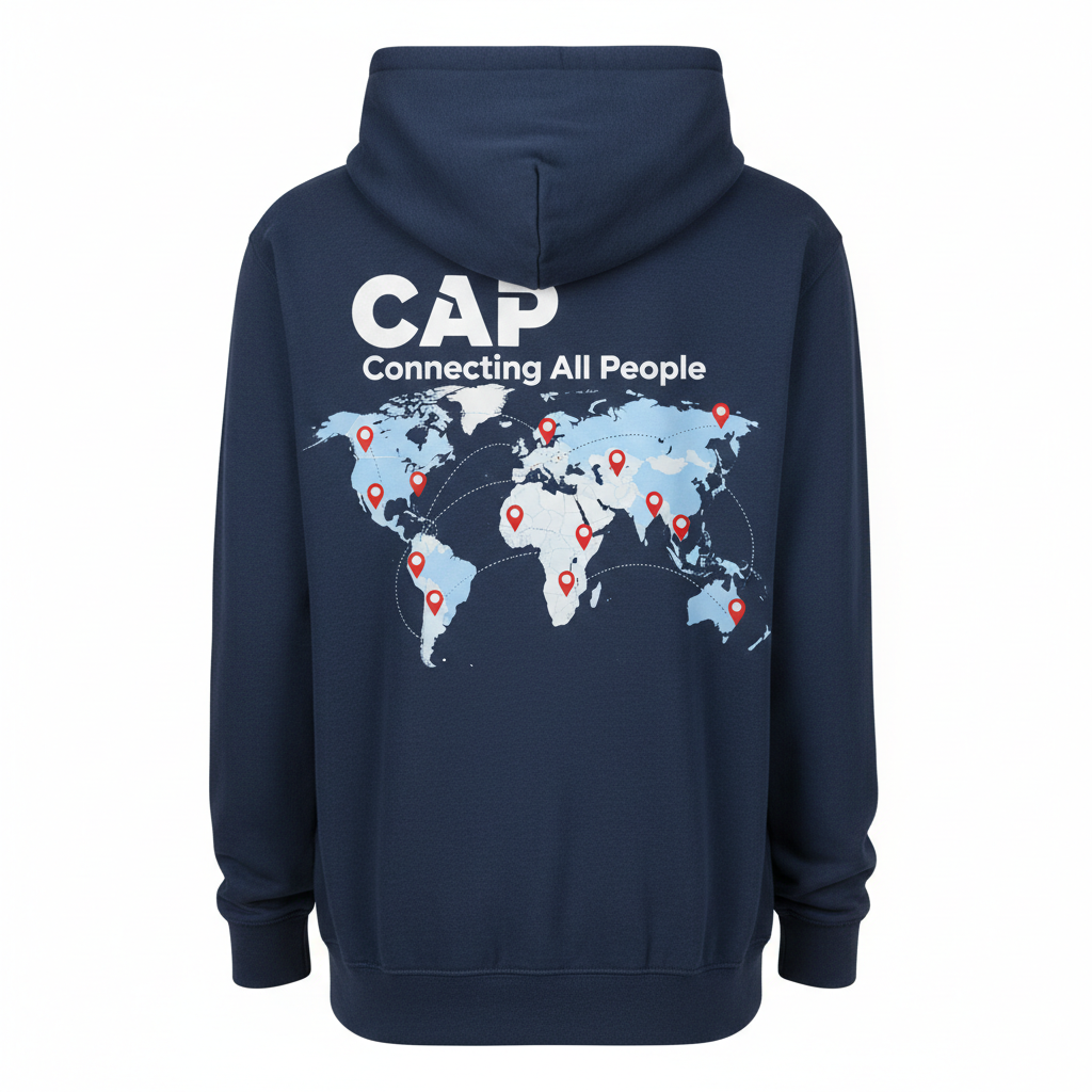 World Map Hoodie